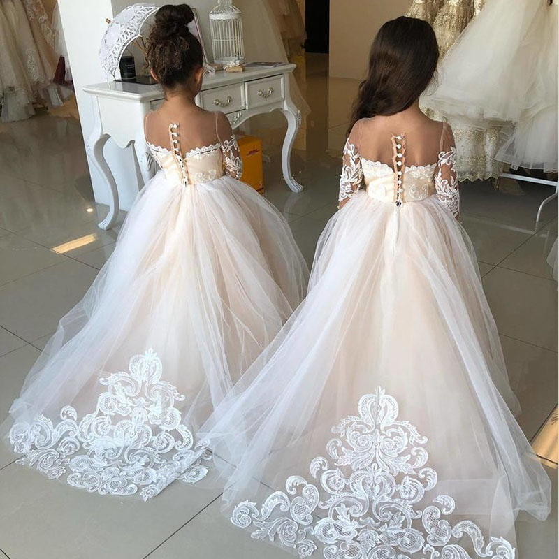 Günstige Blumenmädchenkleider | Halo Bridal